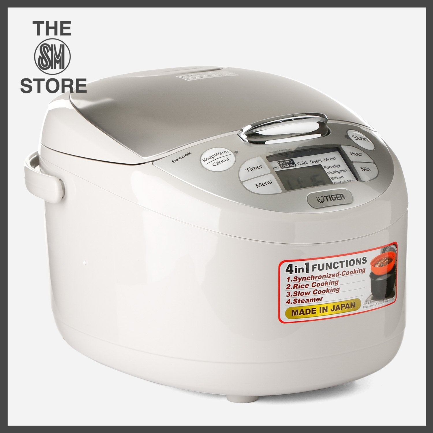 Tiger Microcomputer Controlled Rice Cooker JAX-S18S 1.8L - Beige