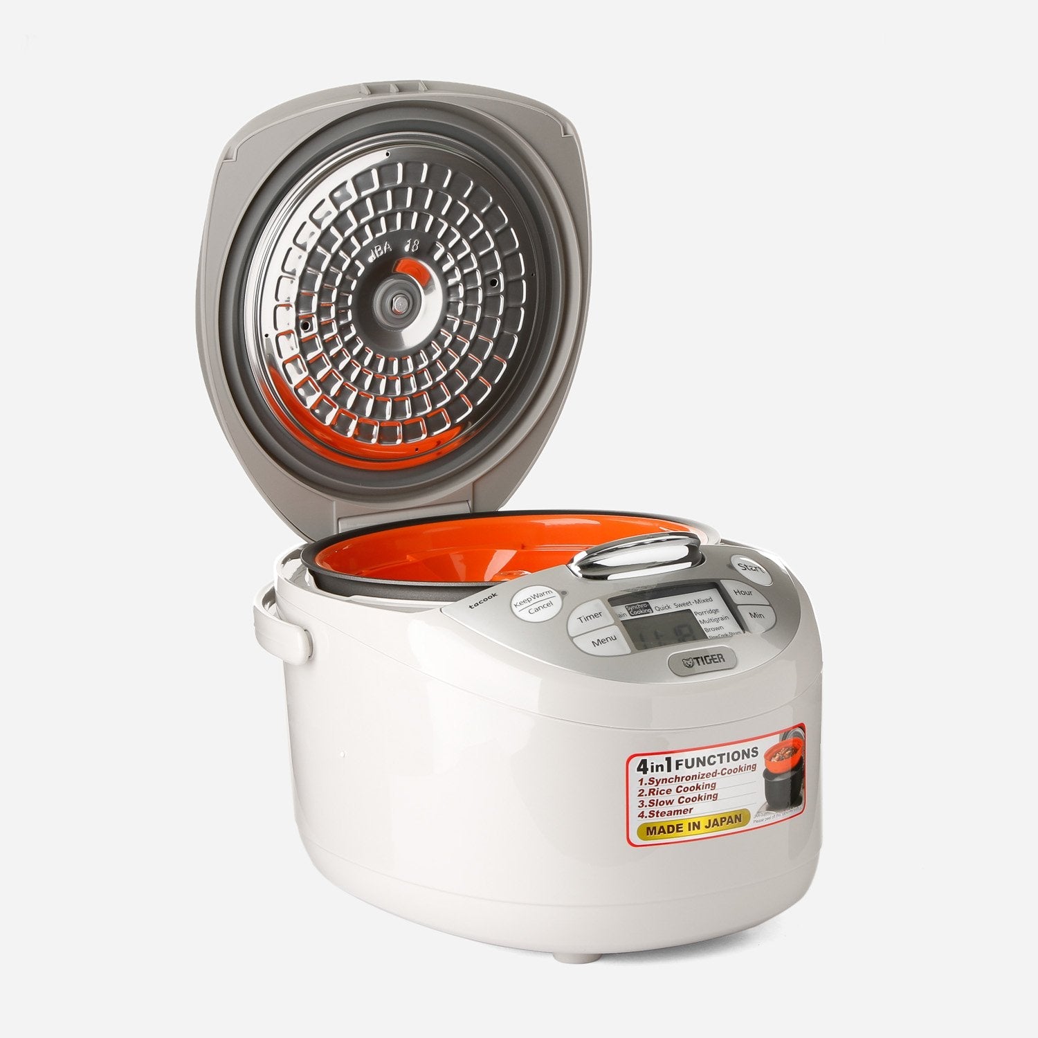 Tiger Microcomputer Controlled Rice Cooker JAX-S18S 1.8L - Beige