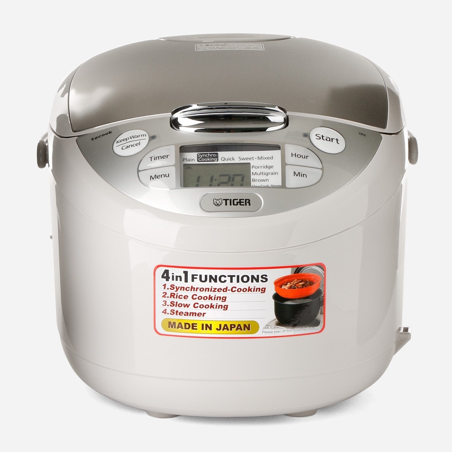 Tiger Microcomputer Controlled Rice Cooker JAX-S18S 1.8L - Beige