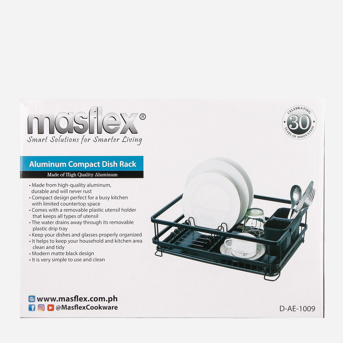 Masflex Aluminum Dish Rack DA1008 – SM Home