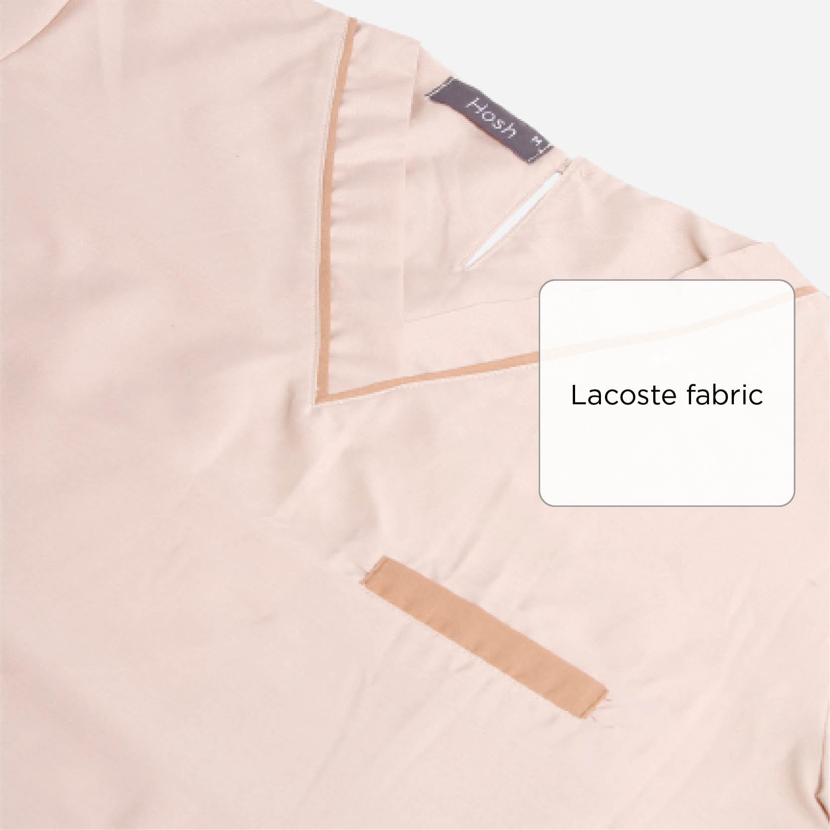 Hosh Lacoste Scrubsuit Set - (Beige) - Medium