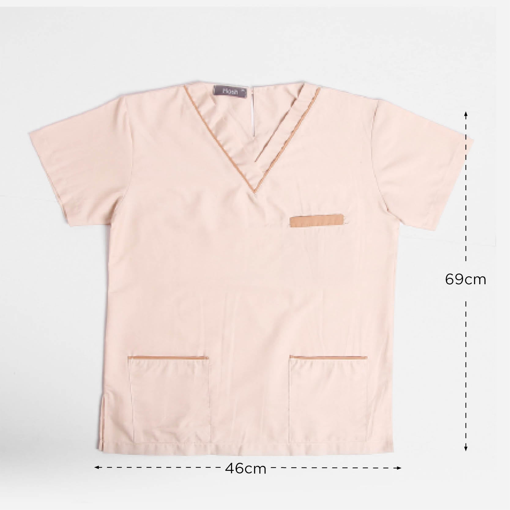 Hosh Lacoste Scrubsuit Set - (Beige) - Medium