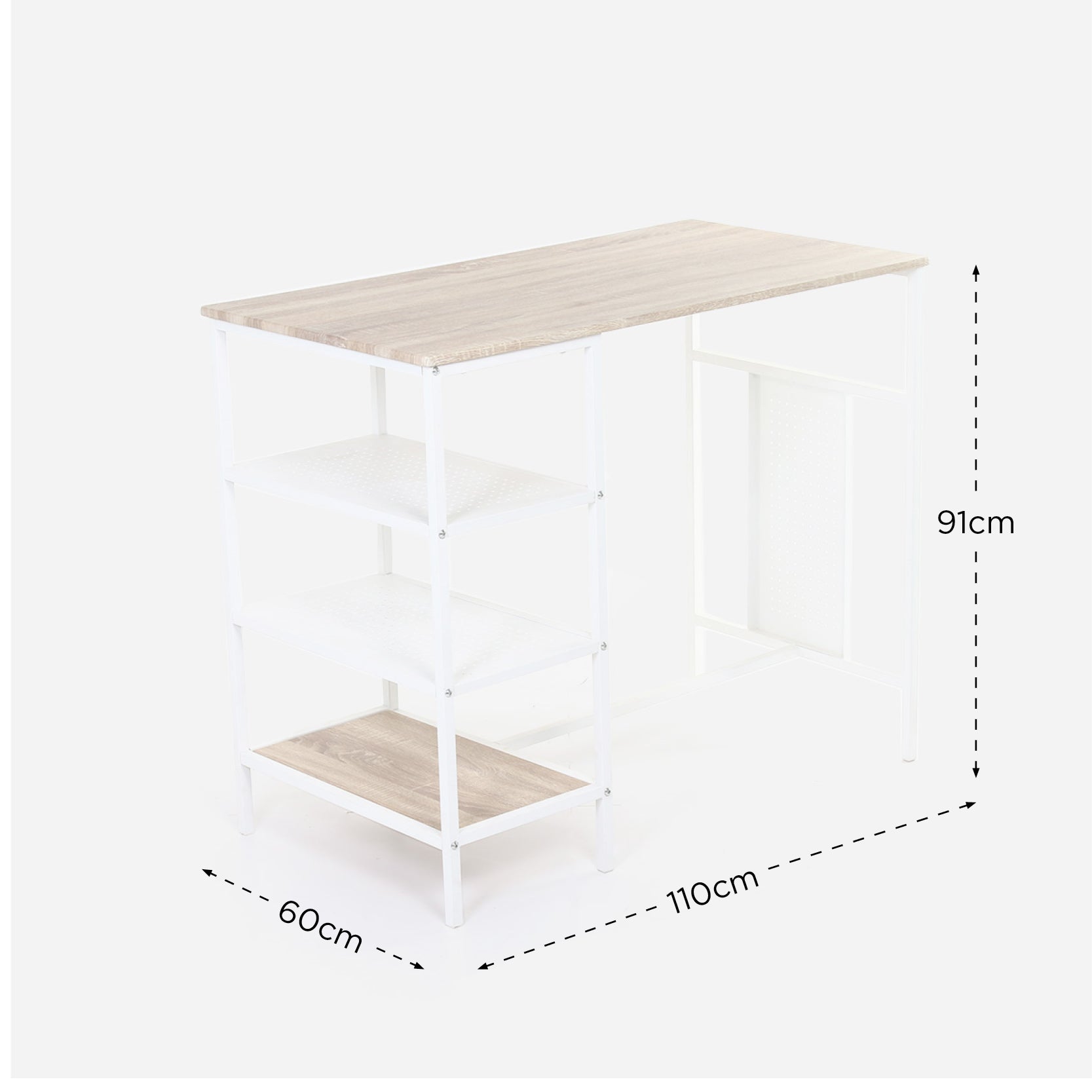Essential 4-Seater Bar Set - White Oak