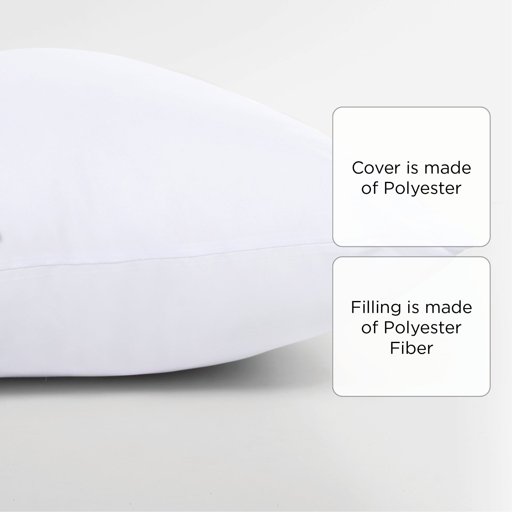 Domain Throw Pillow Filler (White) - 18x18in