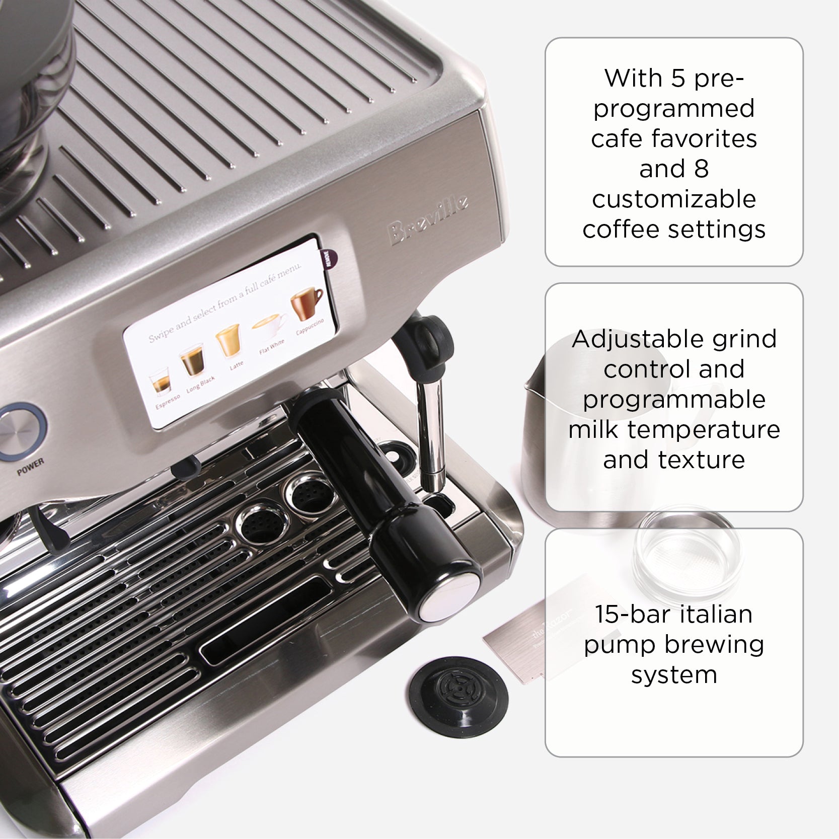 Breville Barista Touch (Silver) - BES880