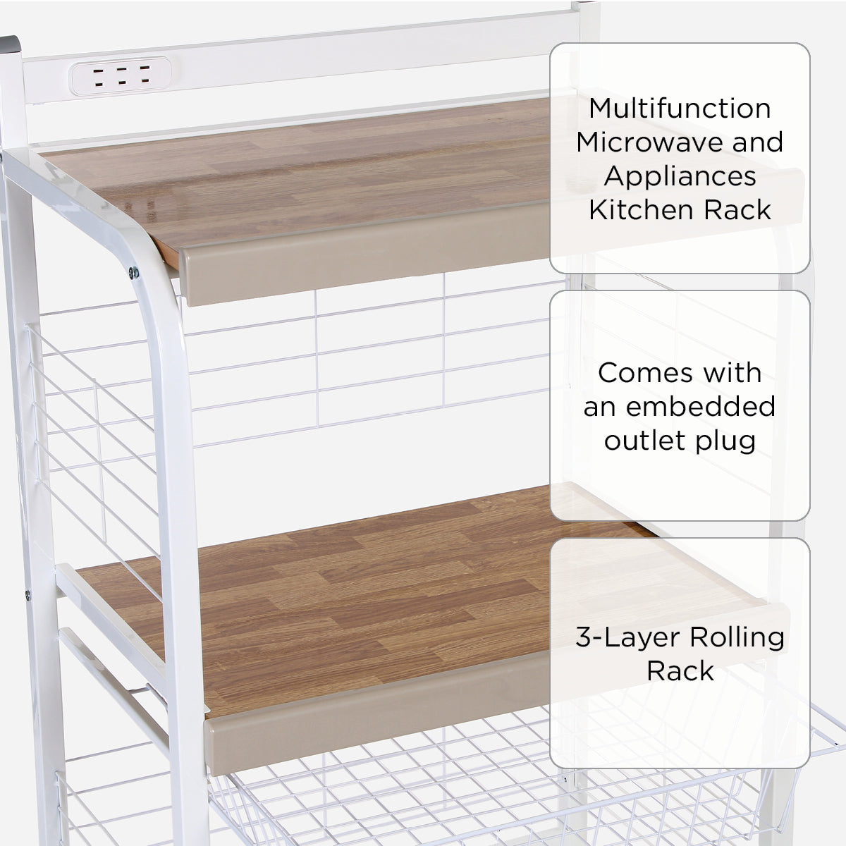 Home Accents Microwave Stand - SMST3
