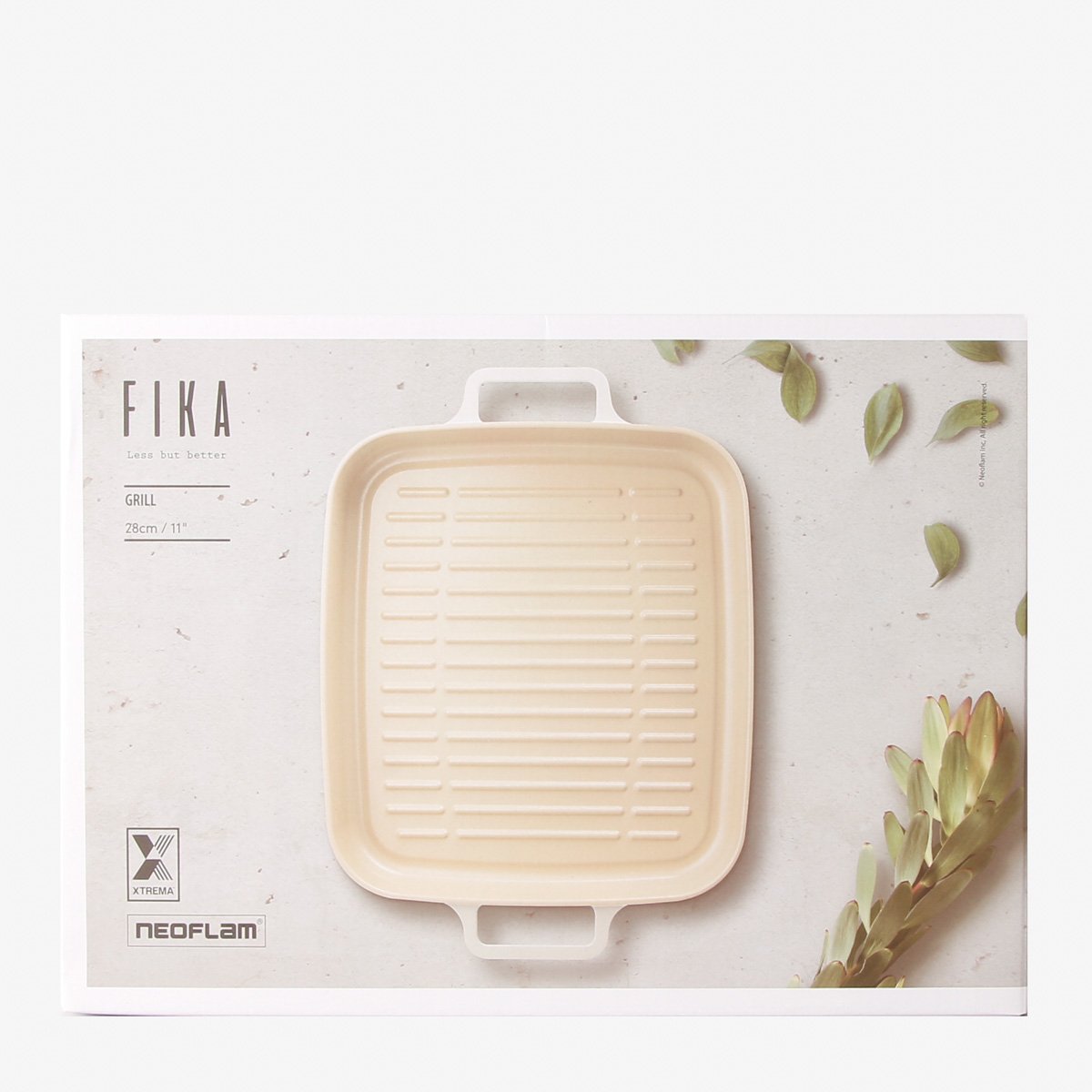 Neoflam Fika Cast Aluminum Grill (Sahara Sand) - 28cm