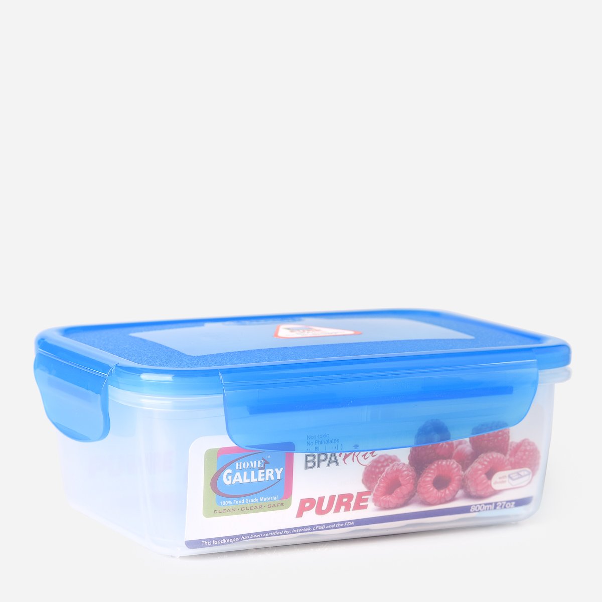 Home Gallery Pure Rectangular Food Container with Divider  - 500ml
