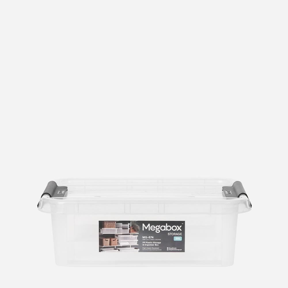 Megabox MG 674 Storage Box 20L – Clear