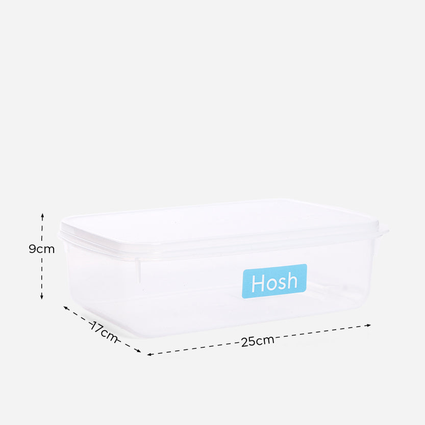 Hosh Rectangular Stackable Food Container 2100ml