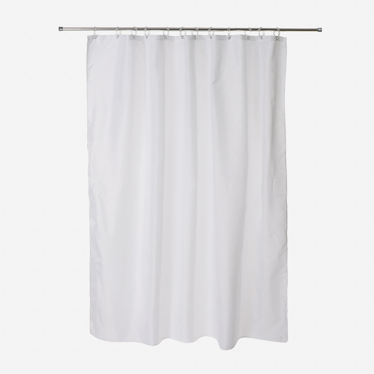Hosh Fabric Shower Curtain – White