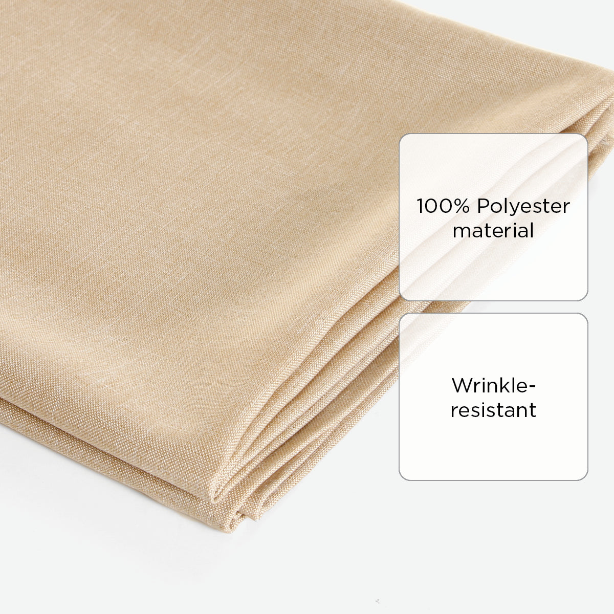 Hosh Fabric Tablecloth (Beige) - 54x54in