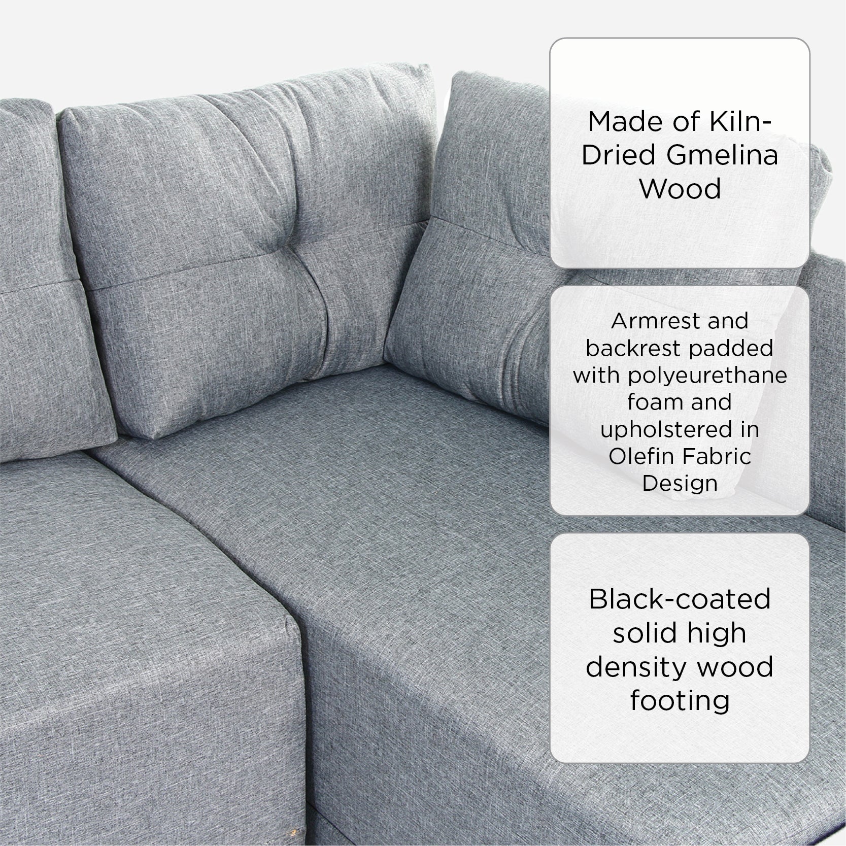 Cushy L-Shape Sofa