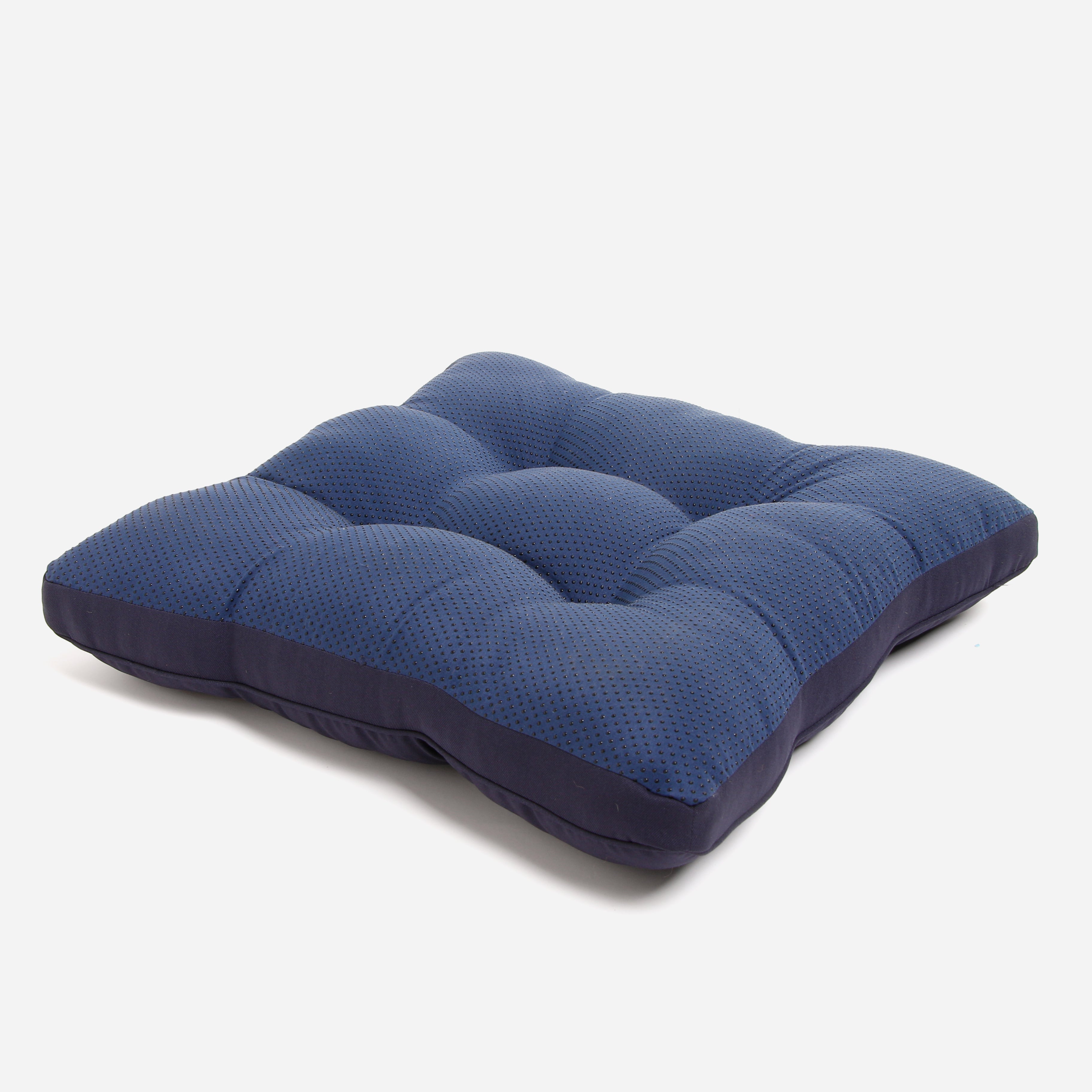 Hosh Chairpad with Dot Drop (Navy Blue) - 17x17inches