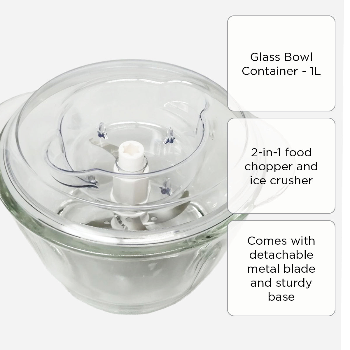 3D 2-in-1 Food Chopper