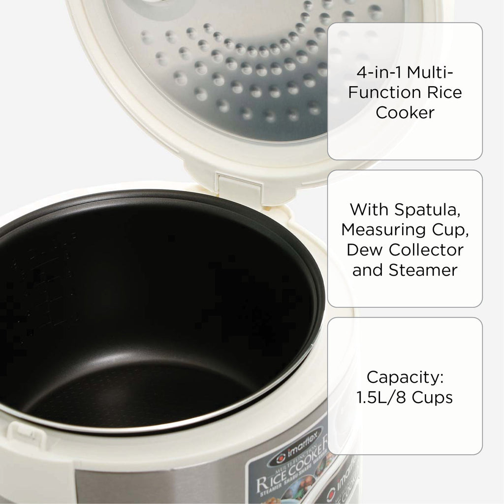 Imarflex Multifunction Rice Cooker - 1.5L – SM Home