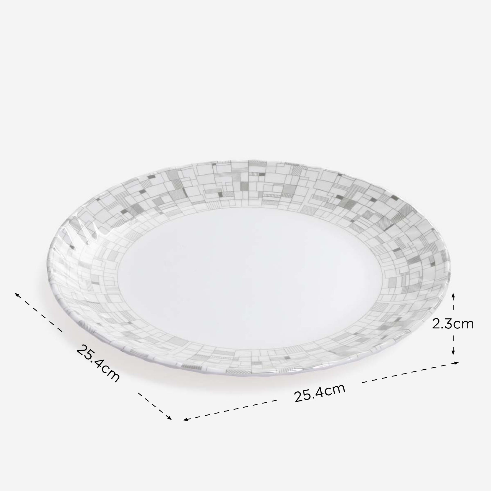 Melawares Round Plate - Mosaic