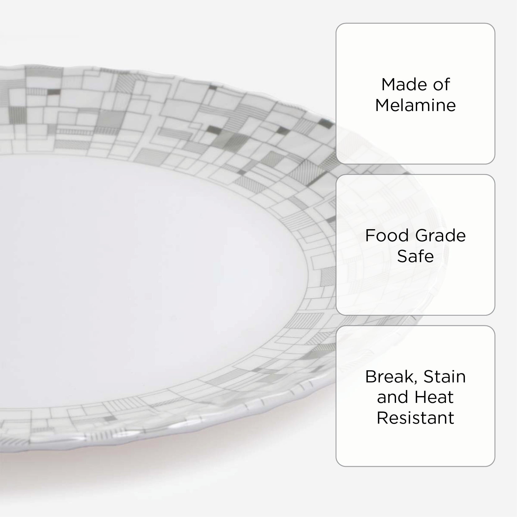 Melawares Round Plate - Mosaic