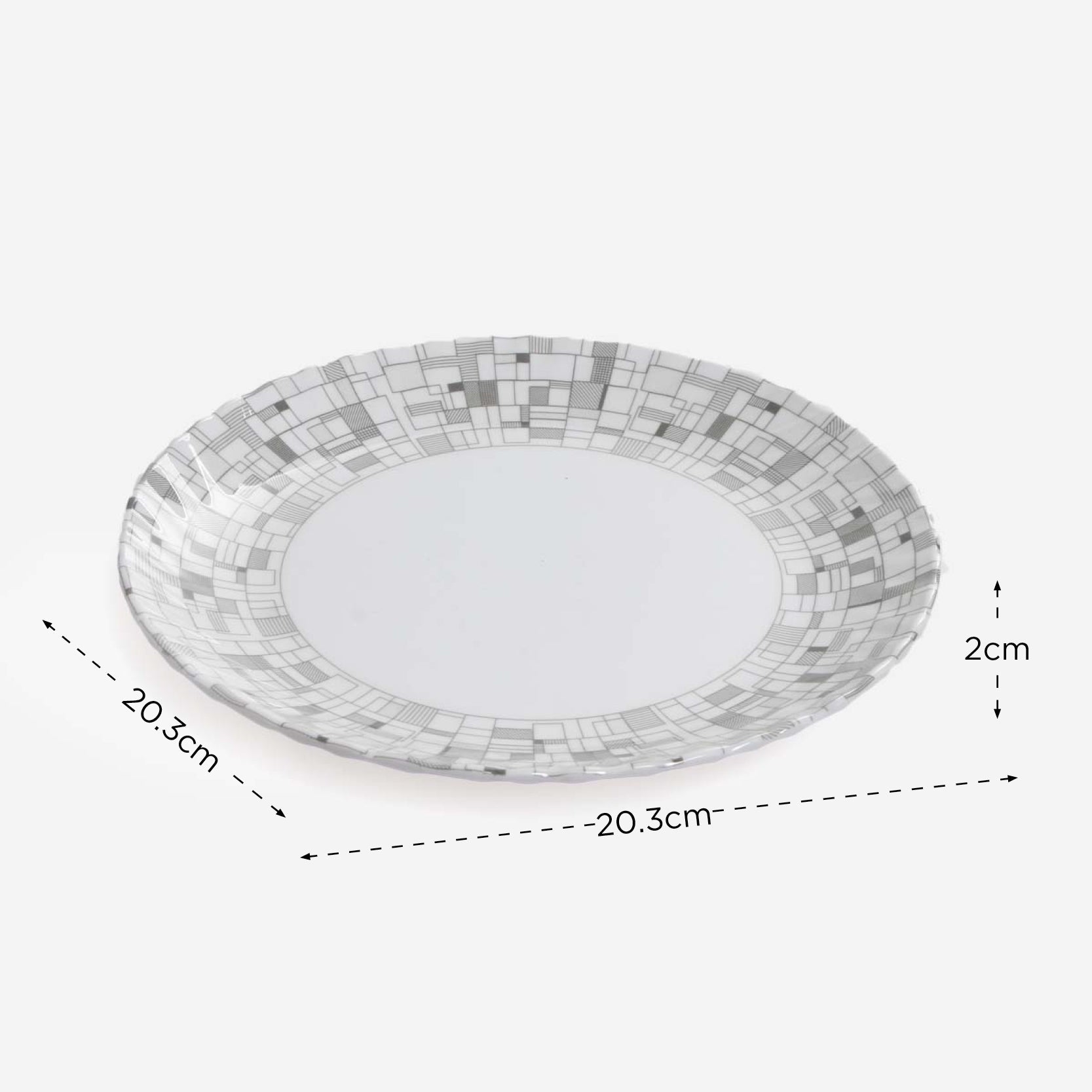 Melawares Round Plate (Mosaic) - 8