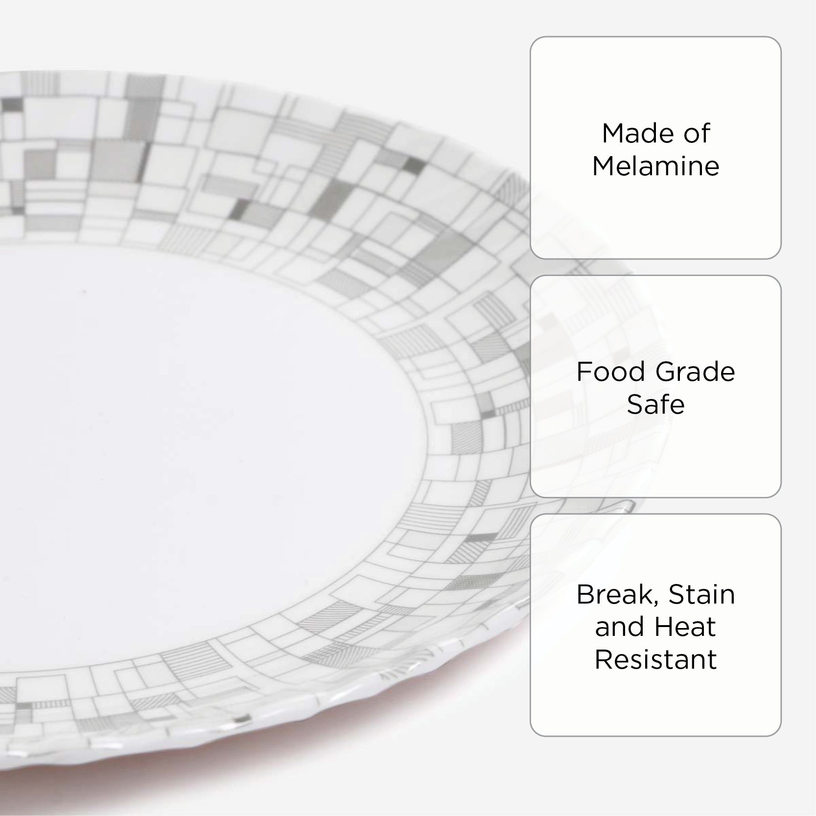Melawares Round Plate (Mosaic) - 8