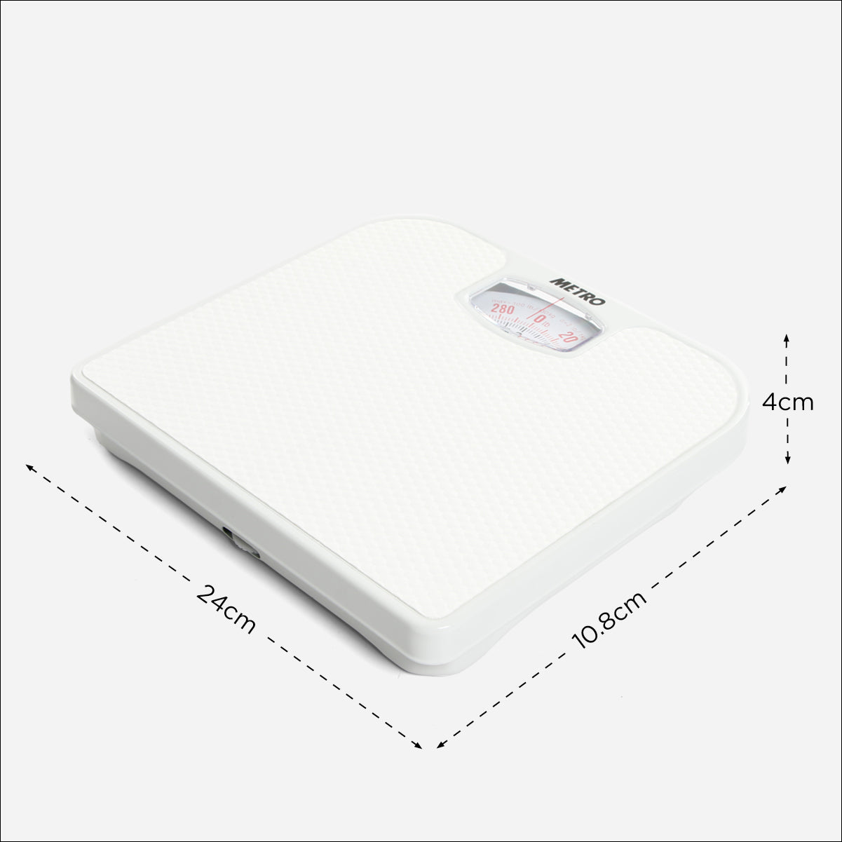SM Home Metro Bathroom Scale - Ivory