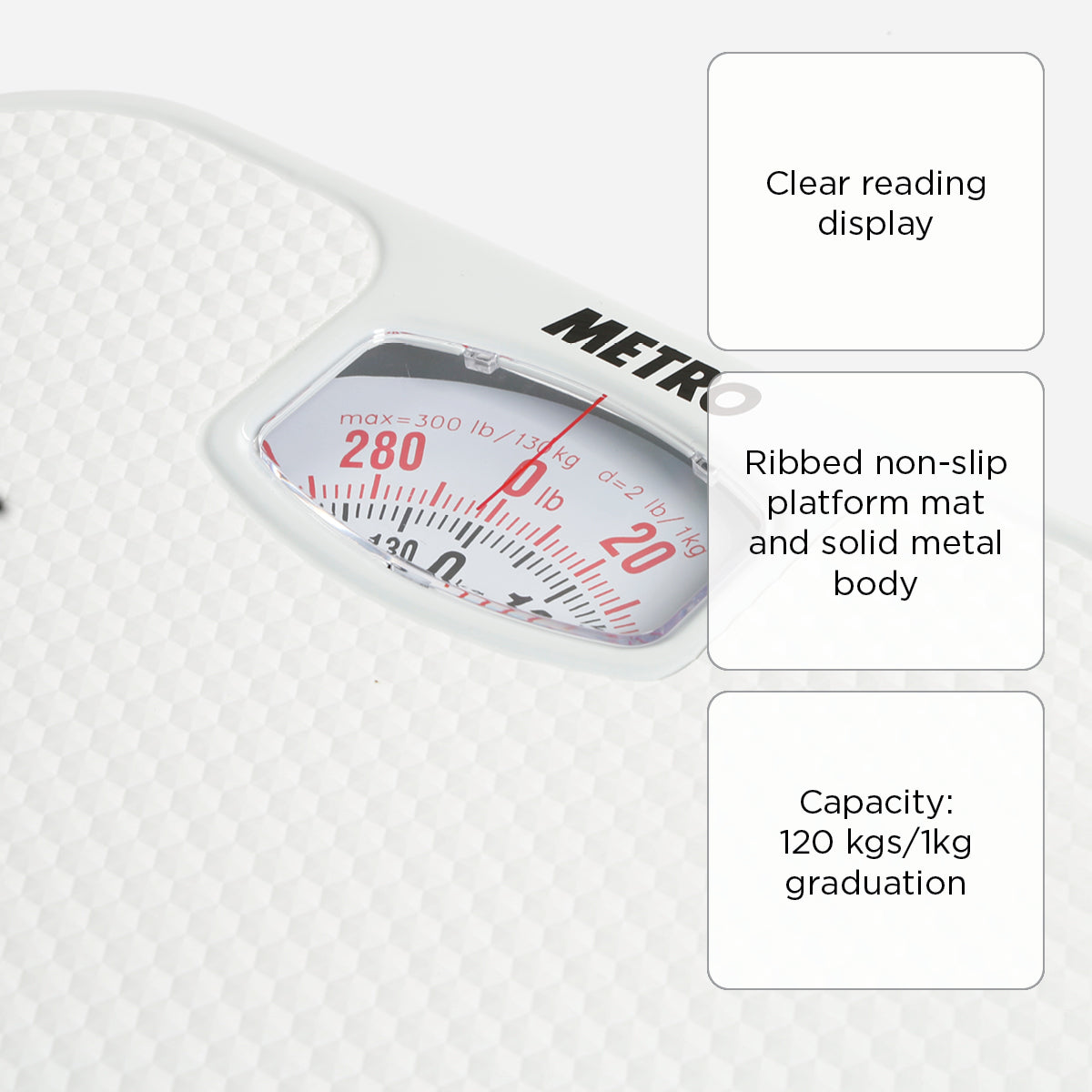 SM Home Metro Bathroom Scale - Ivory