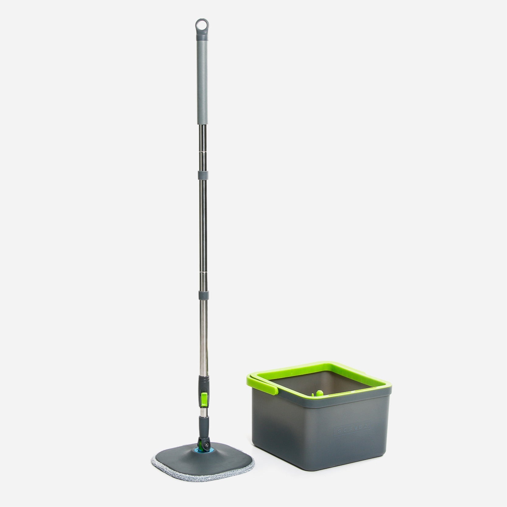 Scrubz Microfiber Spin Mop with Bucket