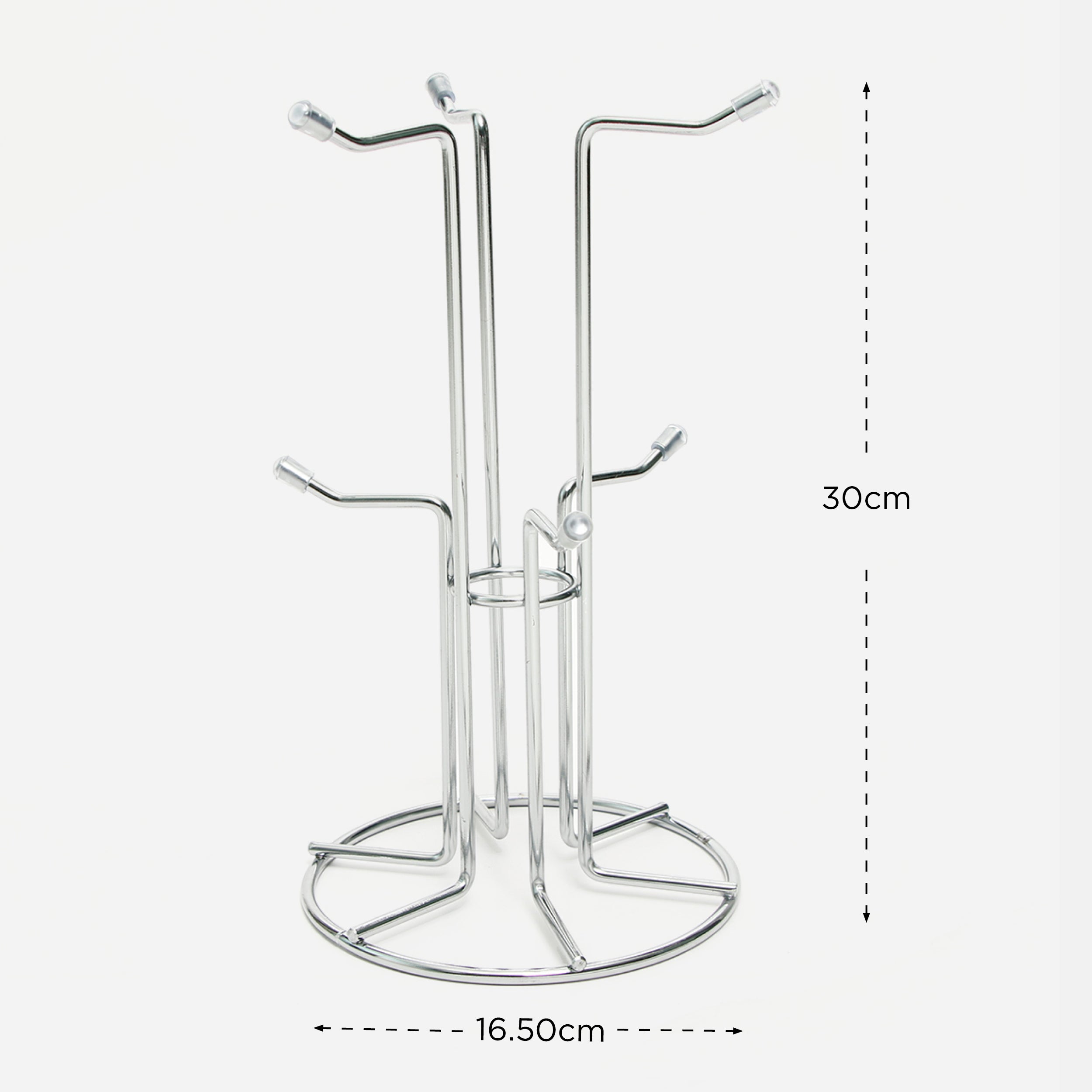 Masflex Coffee Cup Rack with 6 Hooks