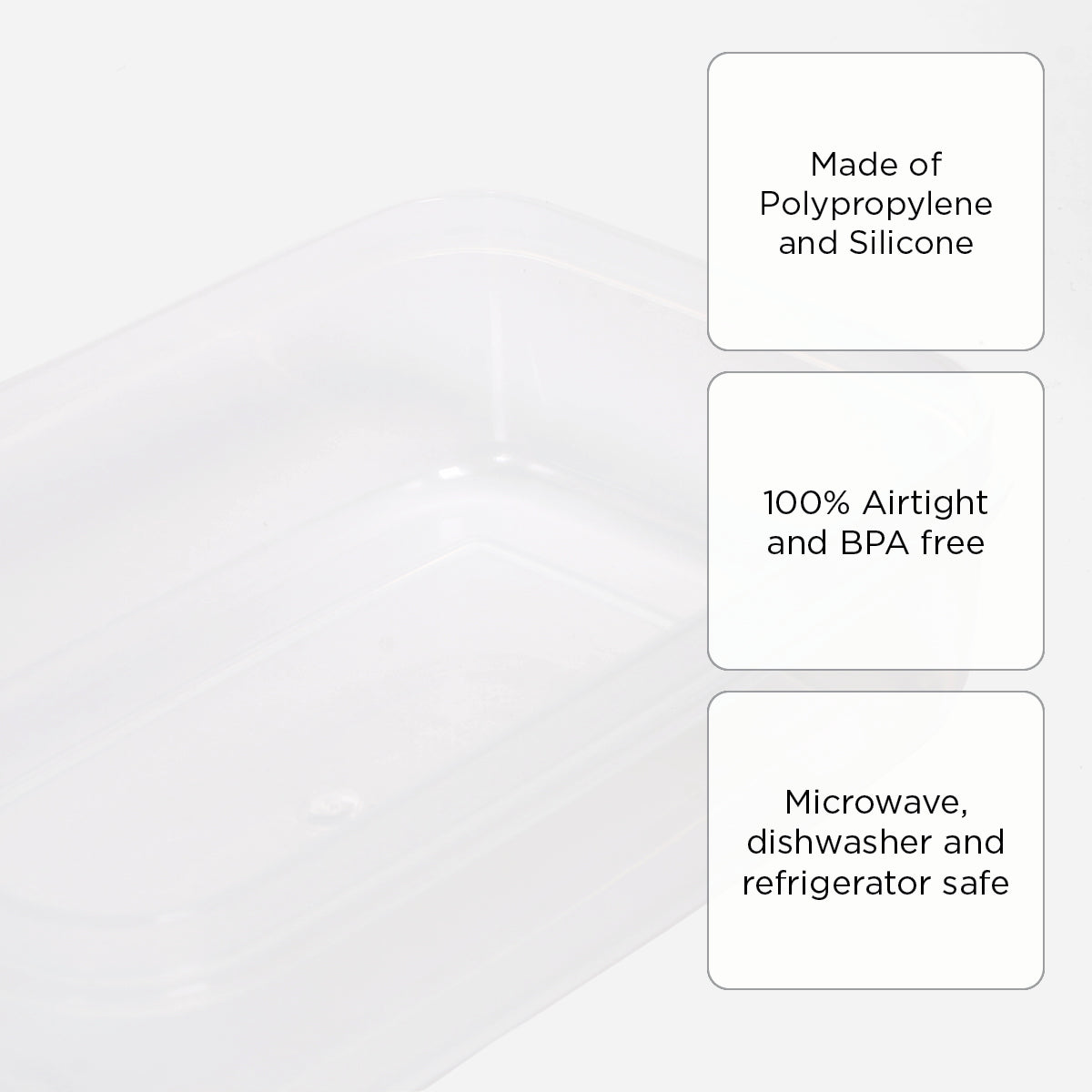 Biokips Rectangular Food Keeper 670ml