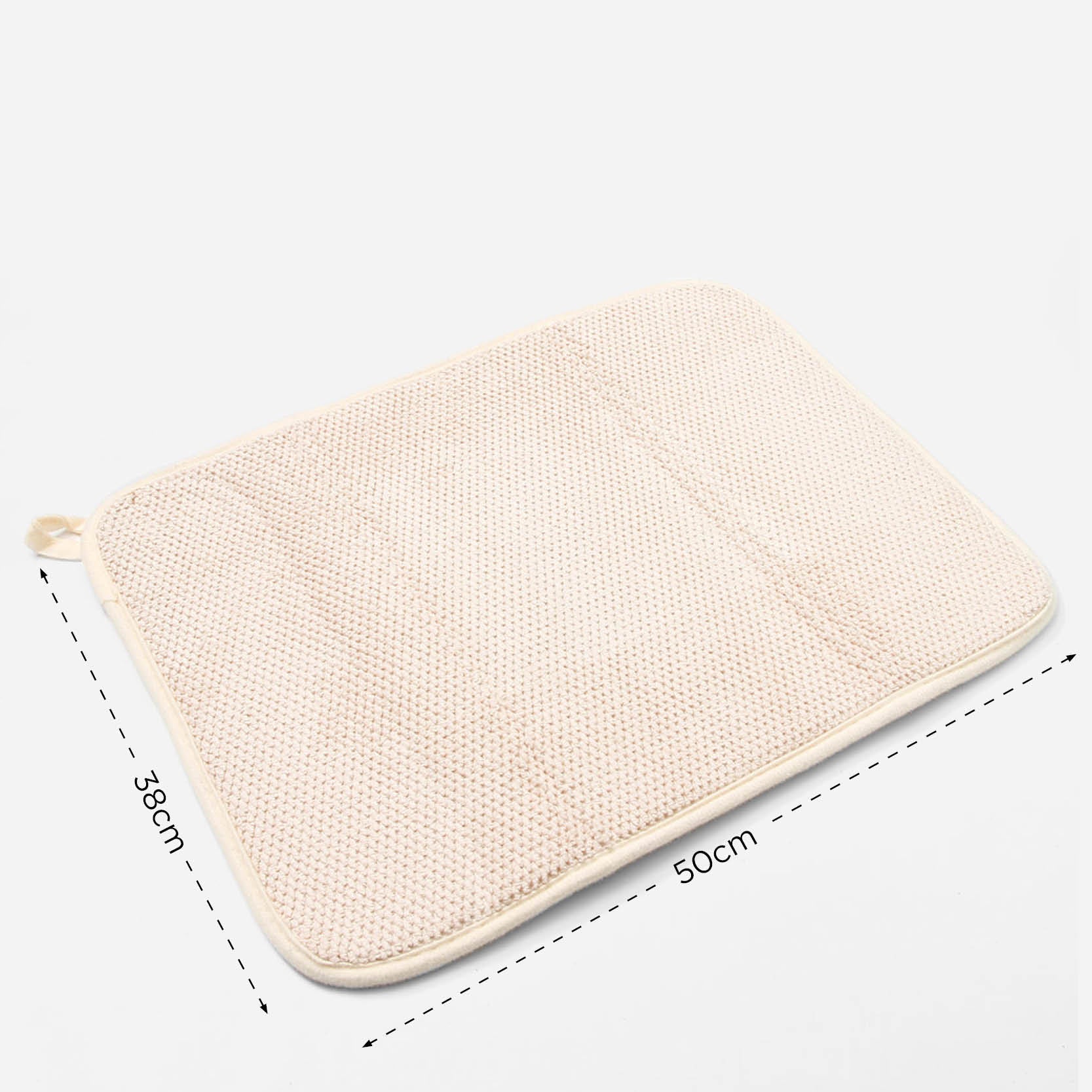 SM Home Dish Drying Mat (Beige) - 38x50cm