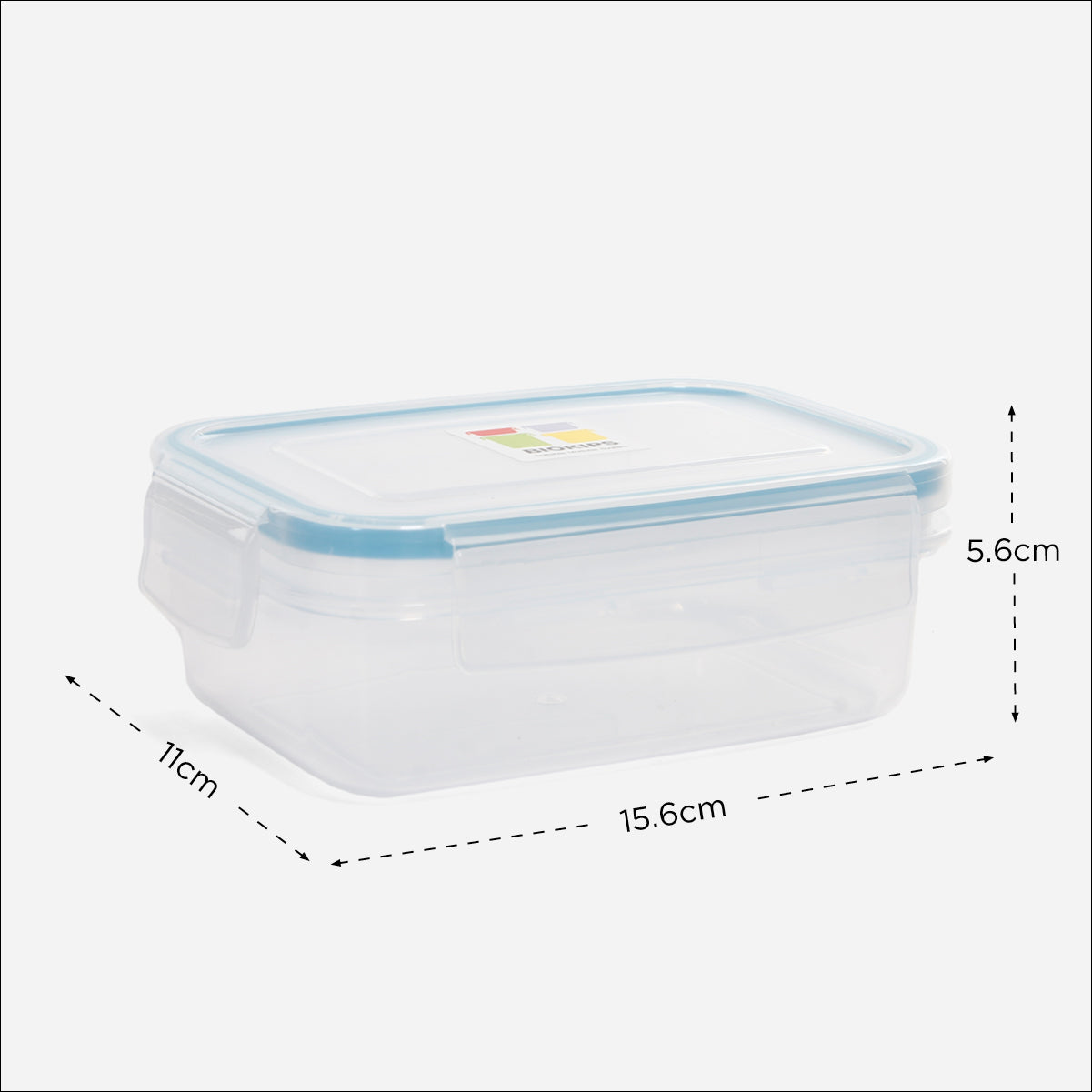 Biokips Short Rectangular Food Container - 450ml