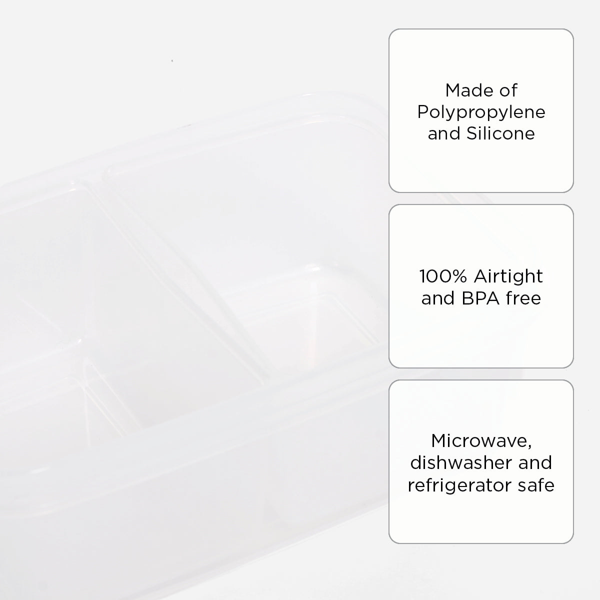 Biokips Rectangular Food Container - 900ml