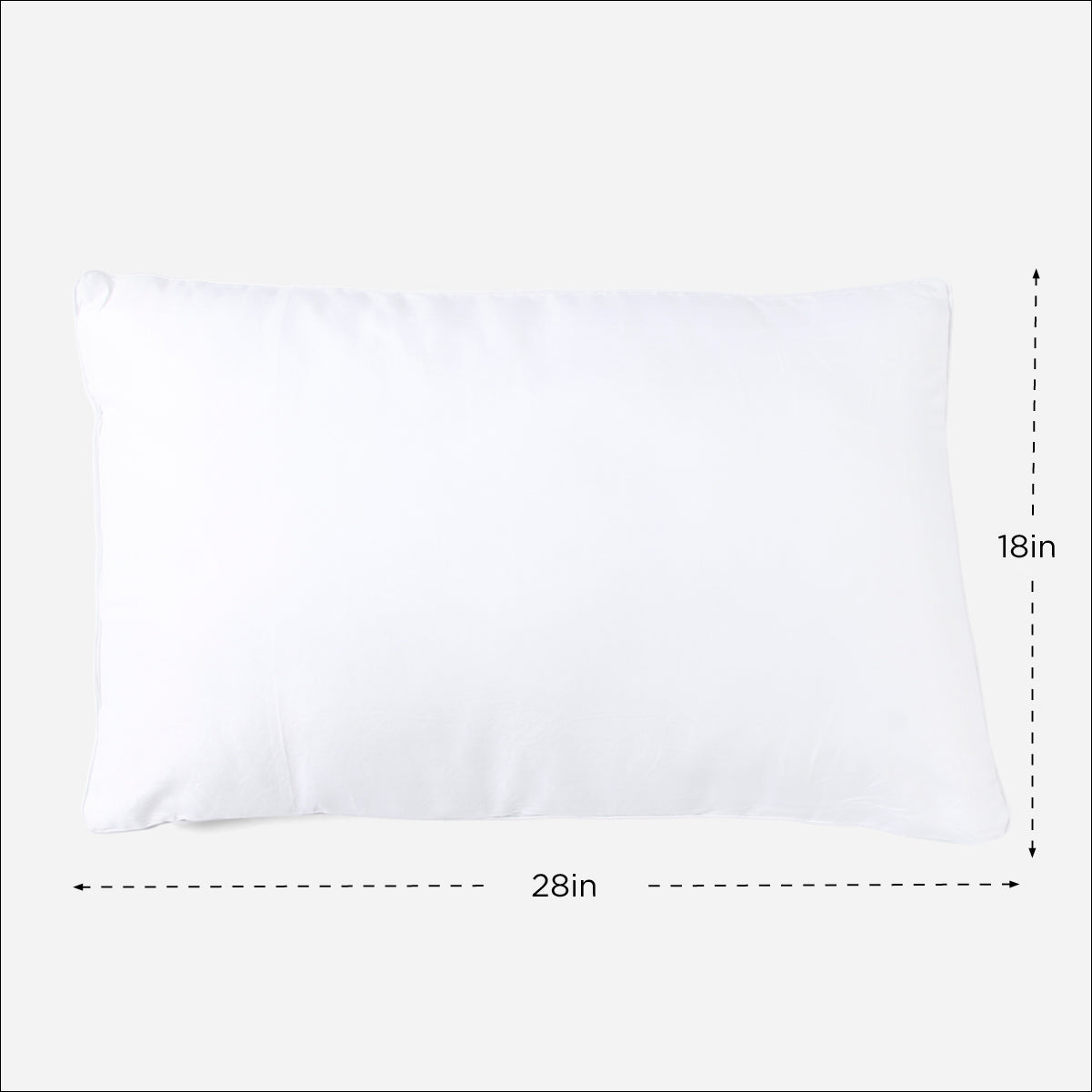 Goodnight Pillow Princess Rolled (White) - 18x28in