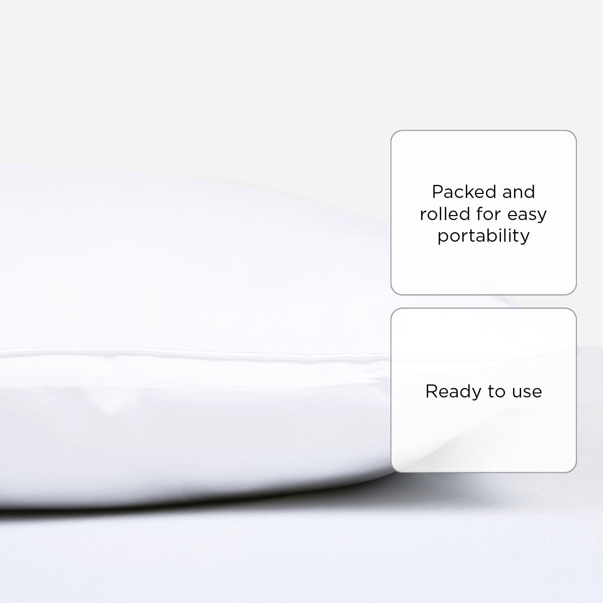 Goodnight Pillow Princess Rolled (White) - 18x28in
