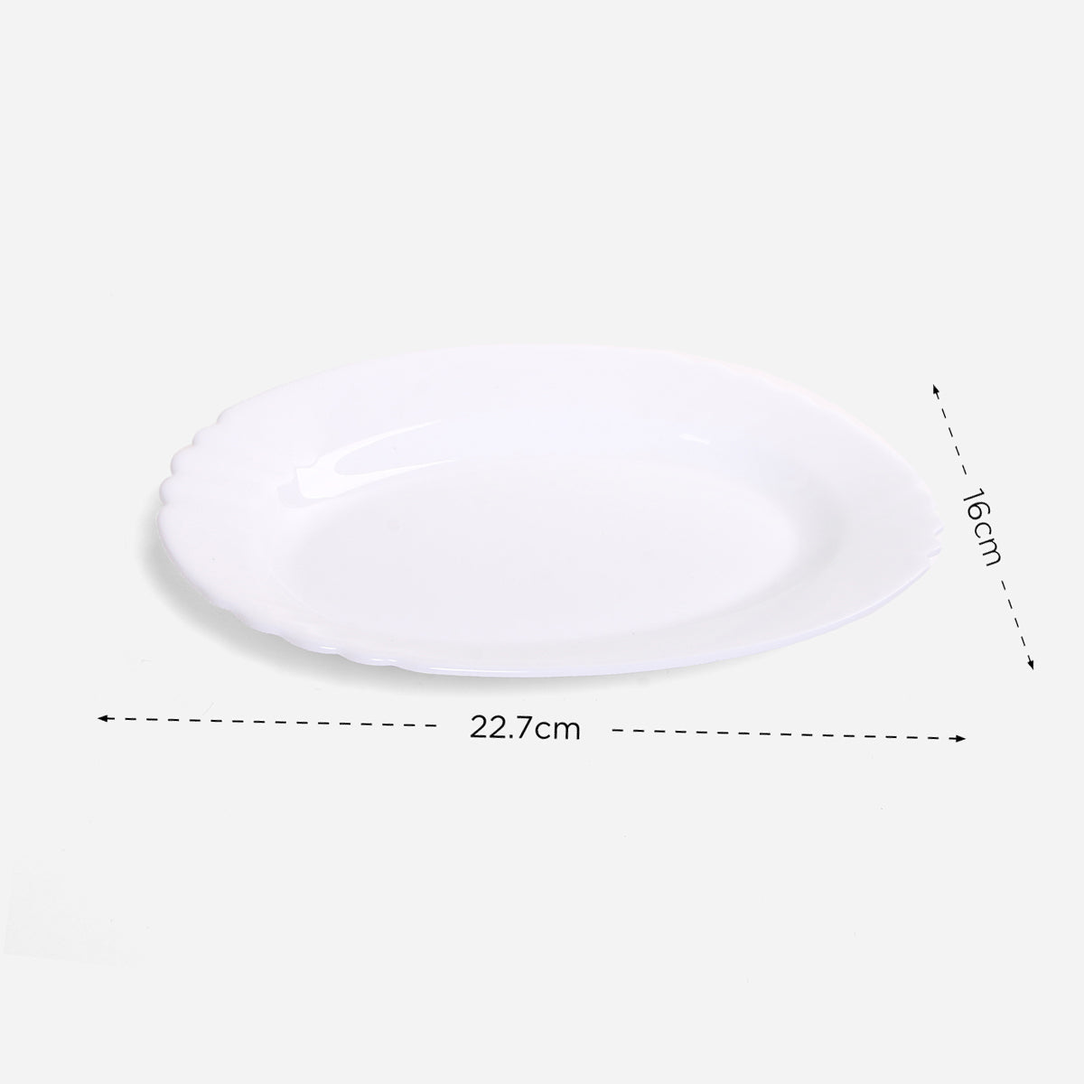 Hosh 4-Piece Opal Oval Plate - 9in.
