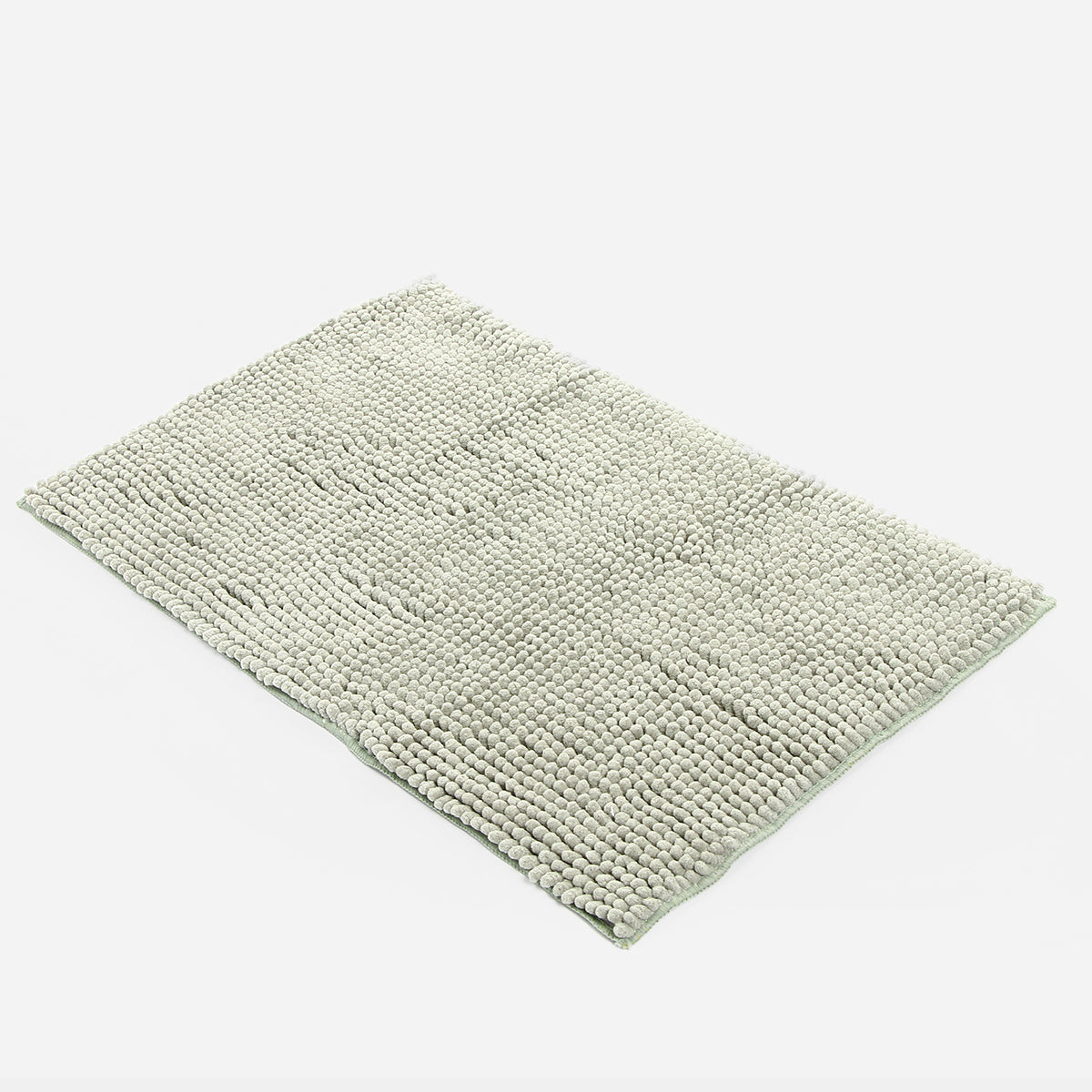Hosh Chenille Bath Mat (Stone Green) - 40x70 cm