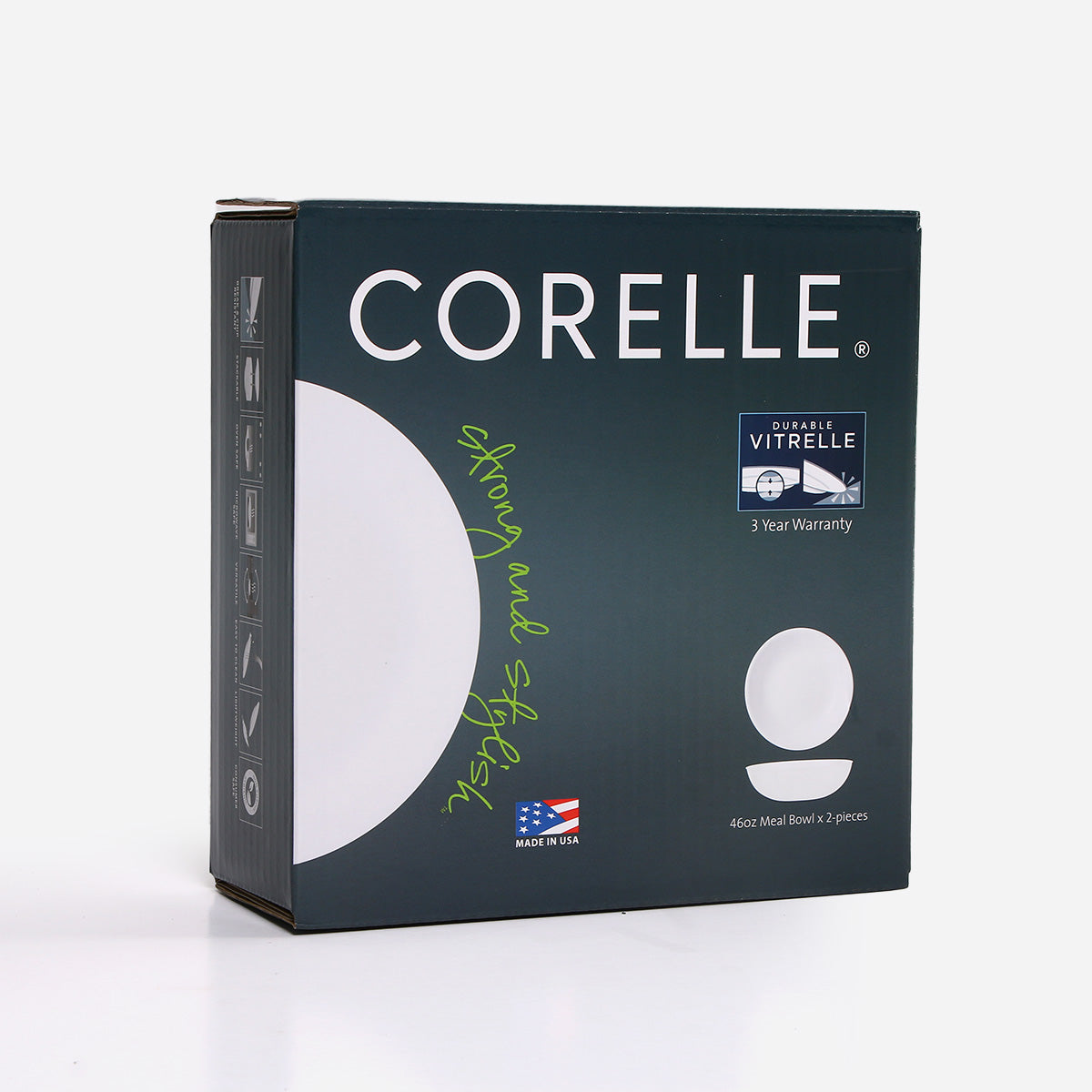 Corelle 2-Piece Meal Bowl - Winter Frost White