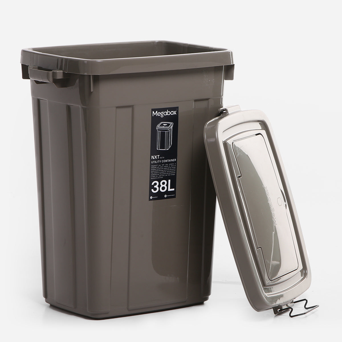 Megabox NXT Utility Container MG-724 (Stone Grey) - 38L
