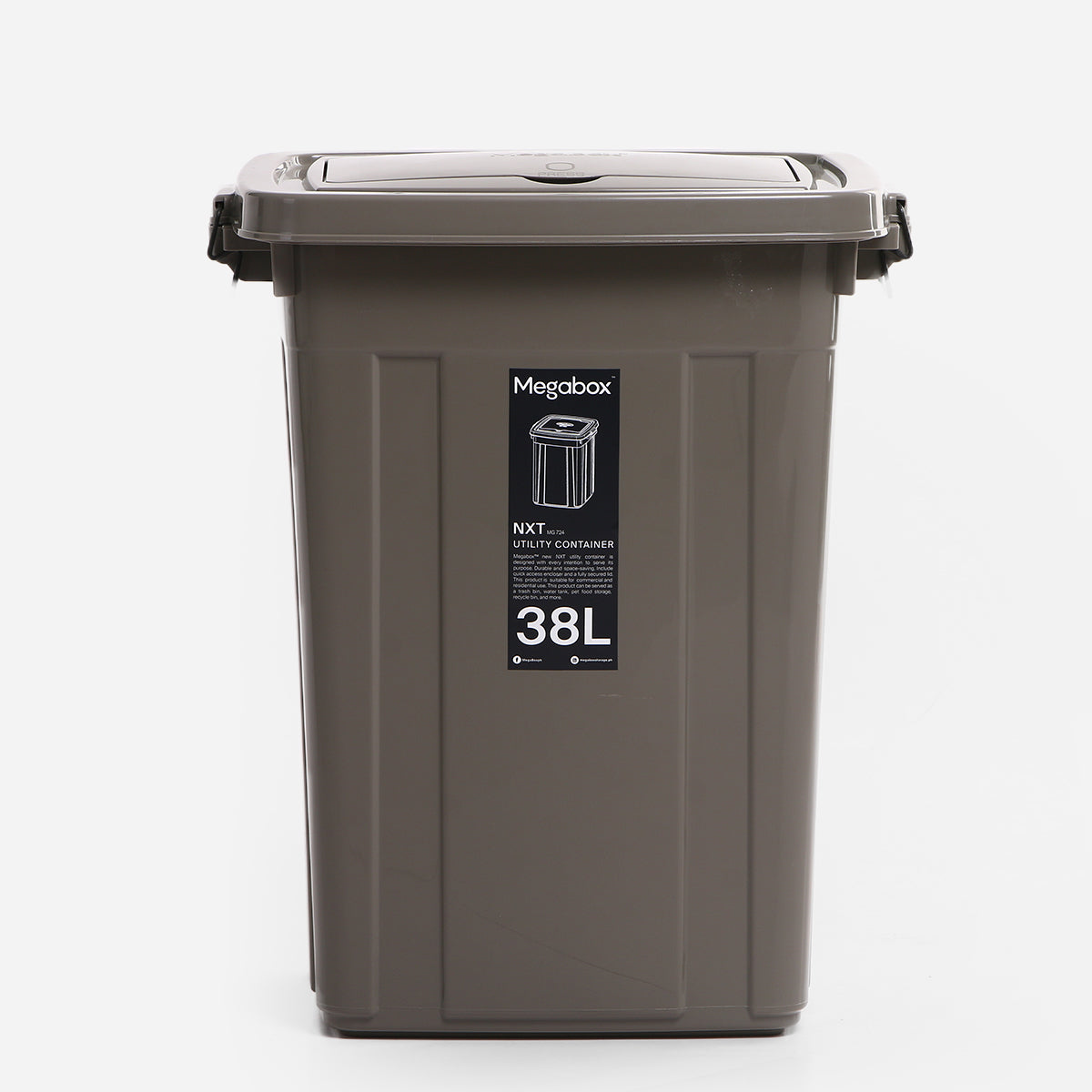 Megabox NXT Utility Container MG-724 (Stone Grey) - 38L