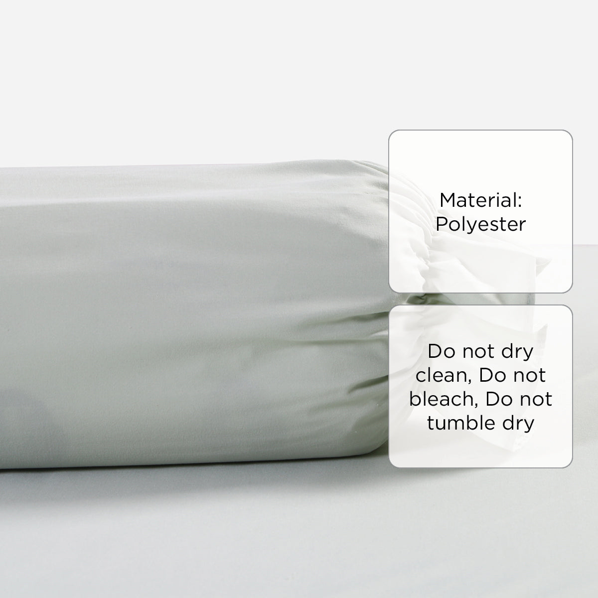 Hosh Bolster Pillowcase (Green) - 12x44