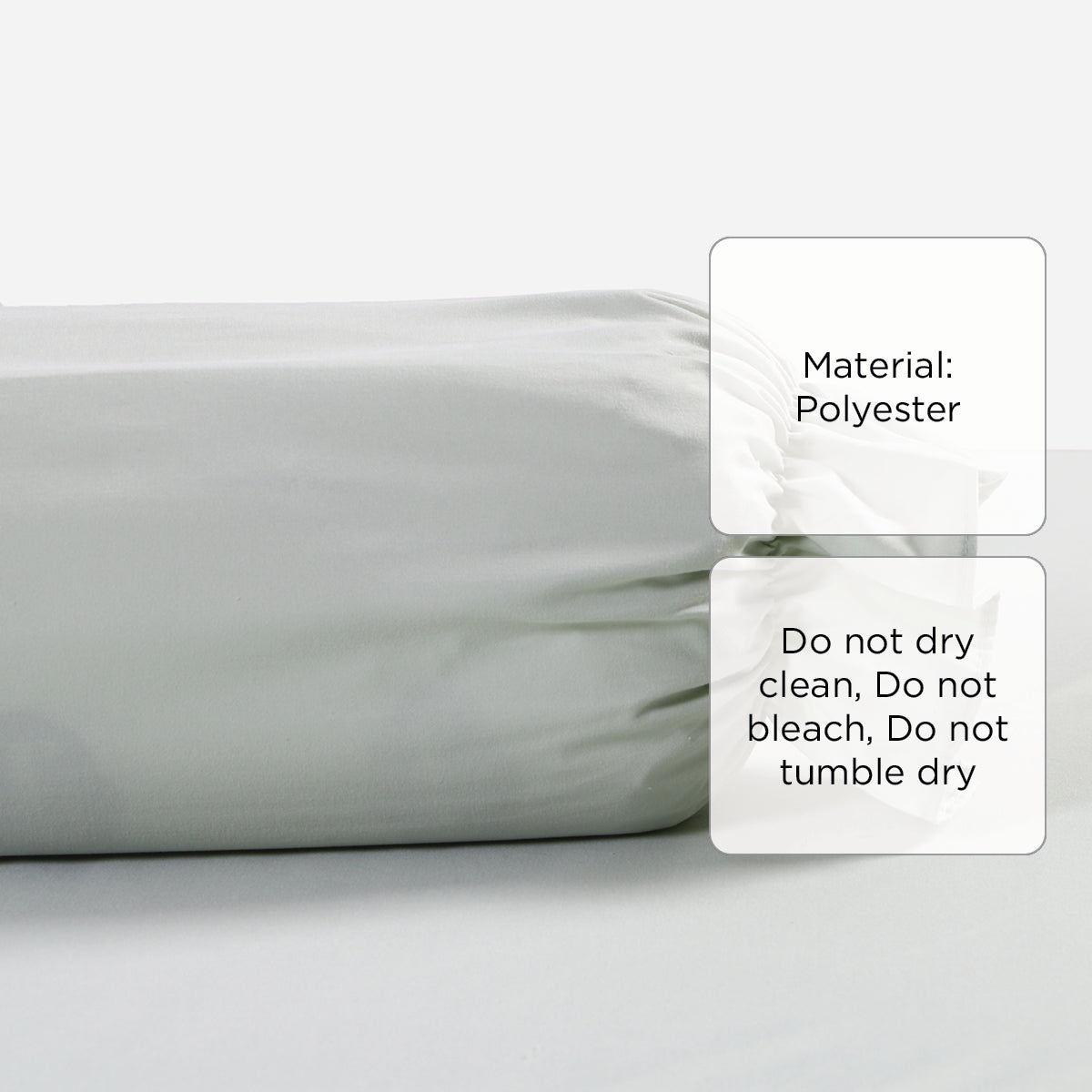 Hosh Bolster Pillowcase (Green) - 12x36