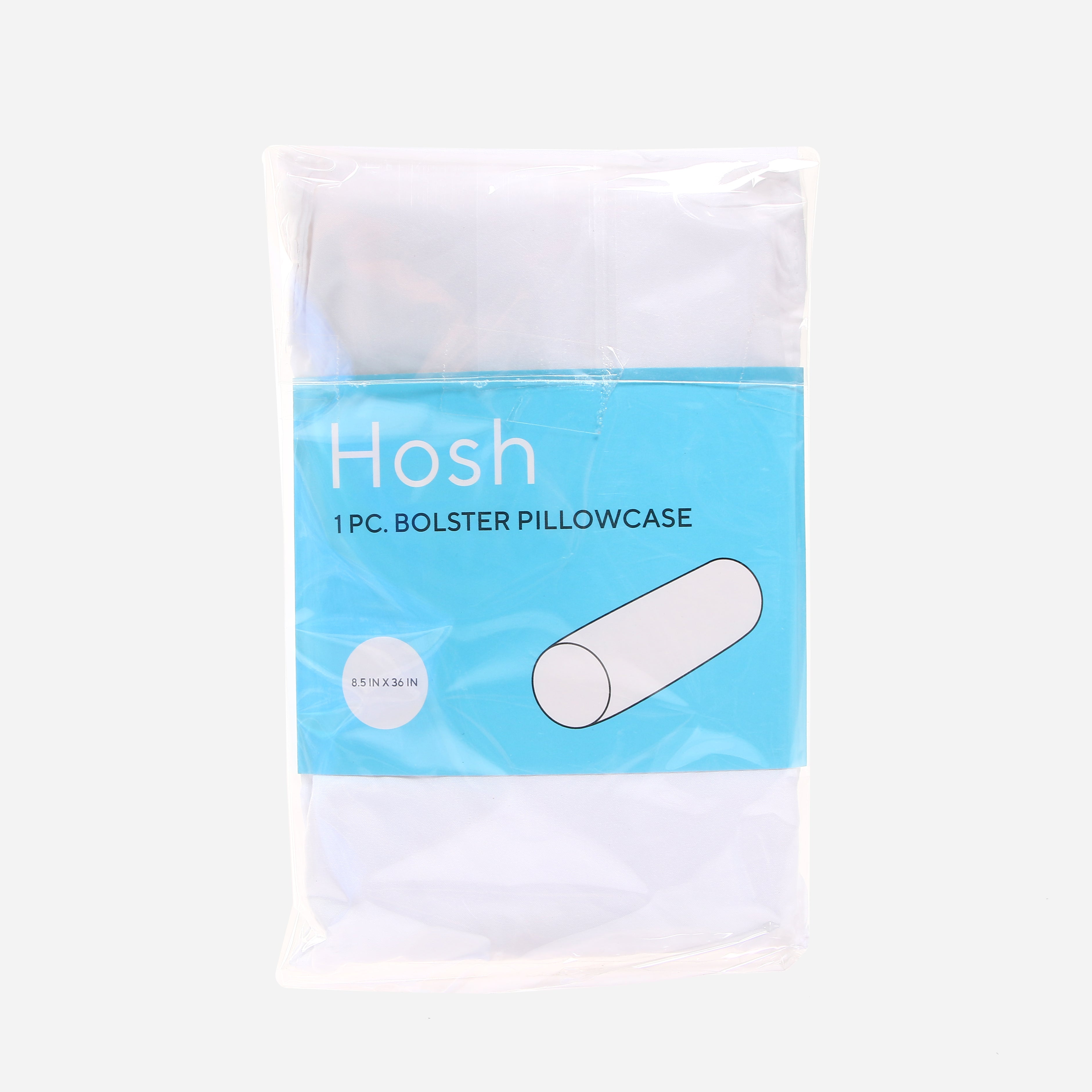 Hosh Bolster Pillowcase (White) - 12x36