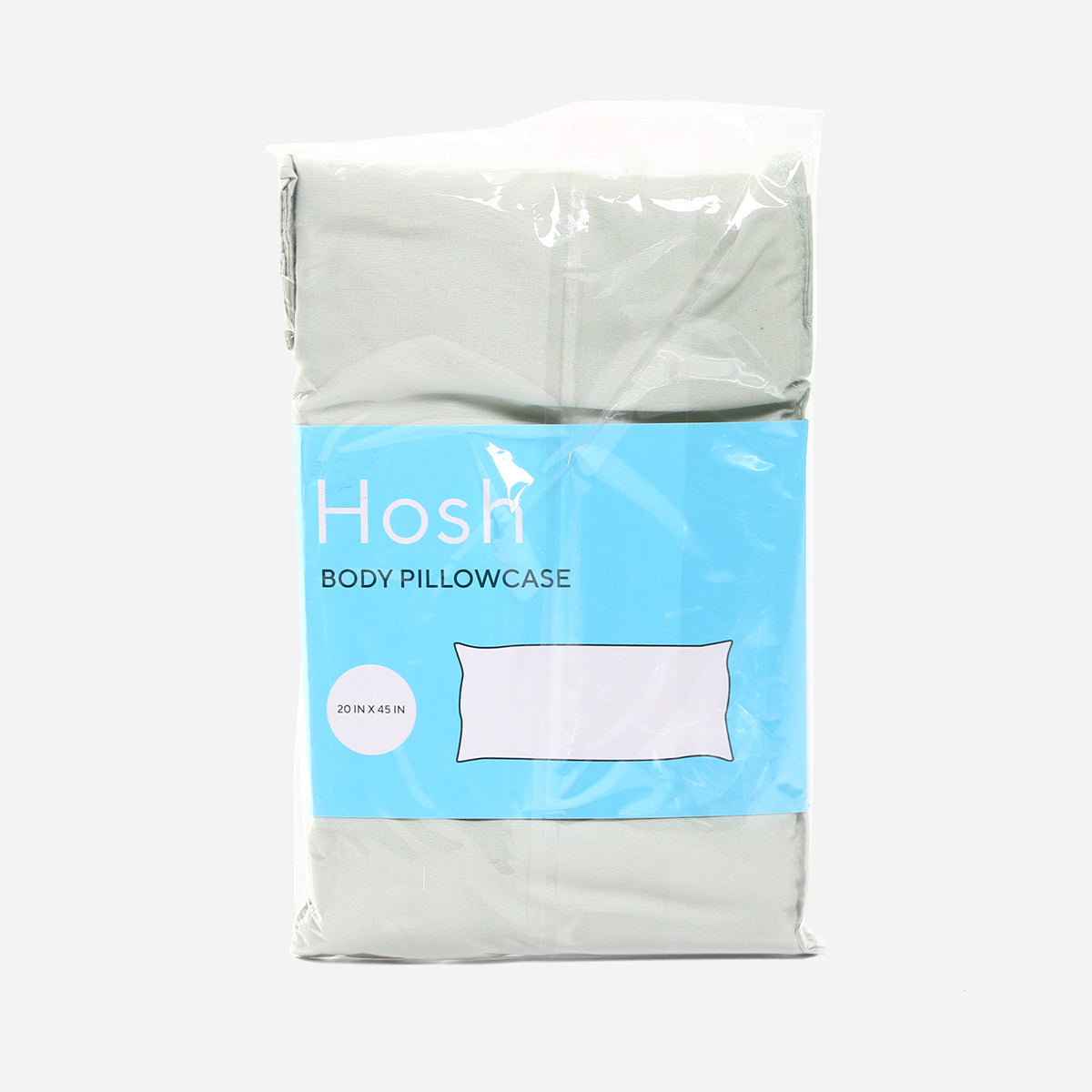Hosh Body Pillowcase (Green) - 20x45