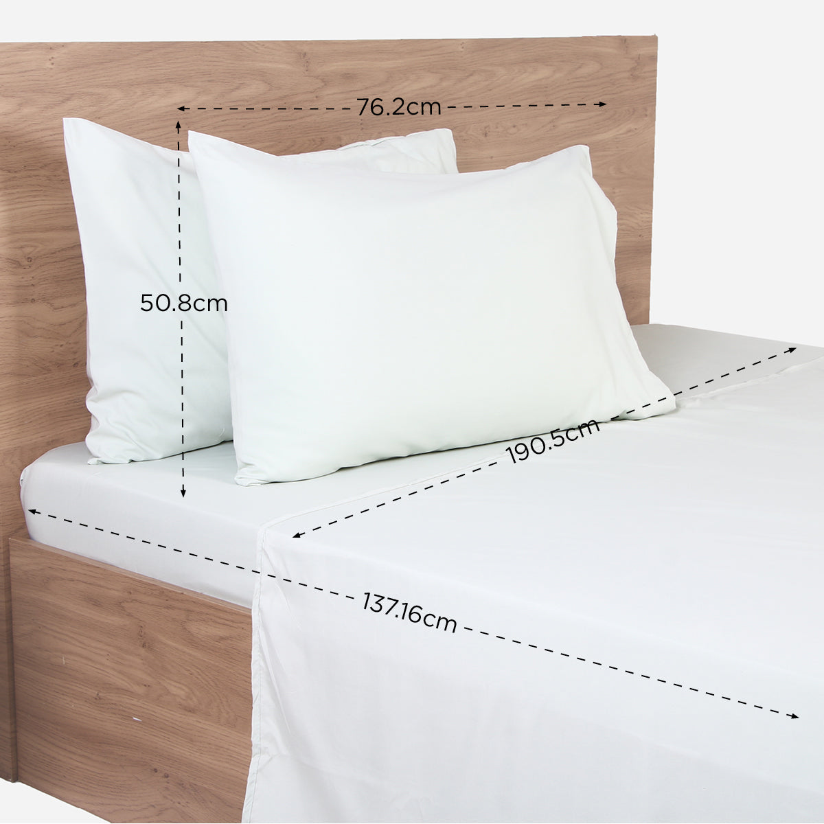 Hosh 4-Piece Full Size Bedsheet Set - Green