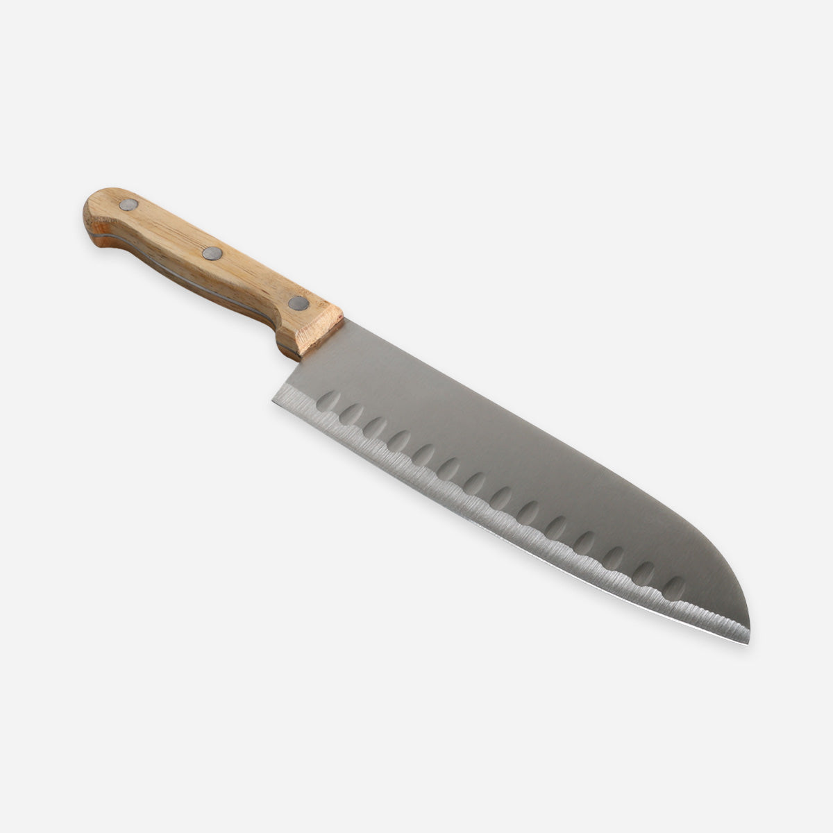 Metro Santoku Knife with Wooden Handle- 7in.