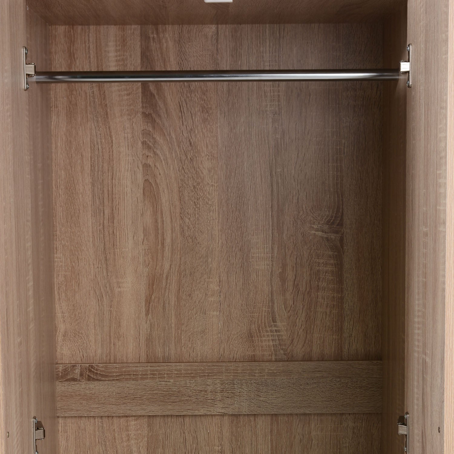 Trend 2-Drawer Wardrobe - White Oak