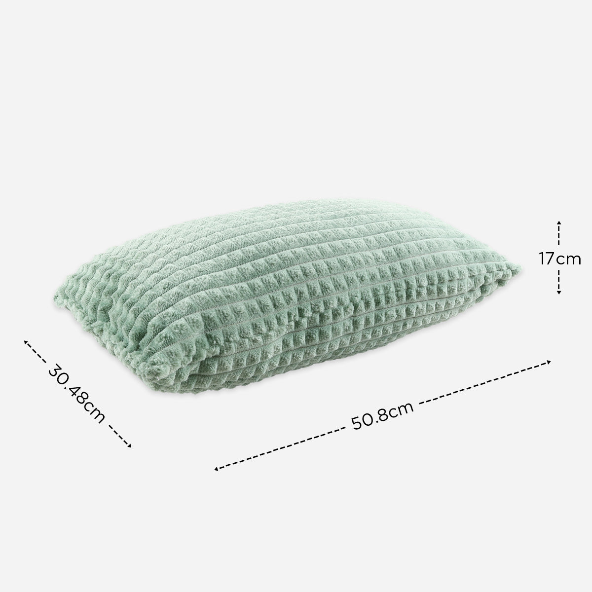 SM Home Waffle Fleece Fun Pillow - 12x20cm