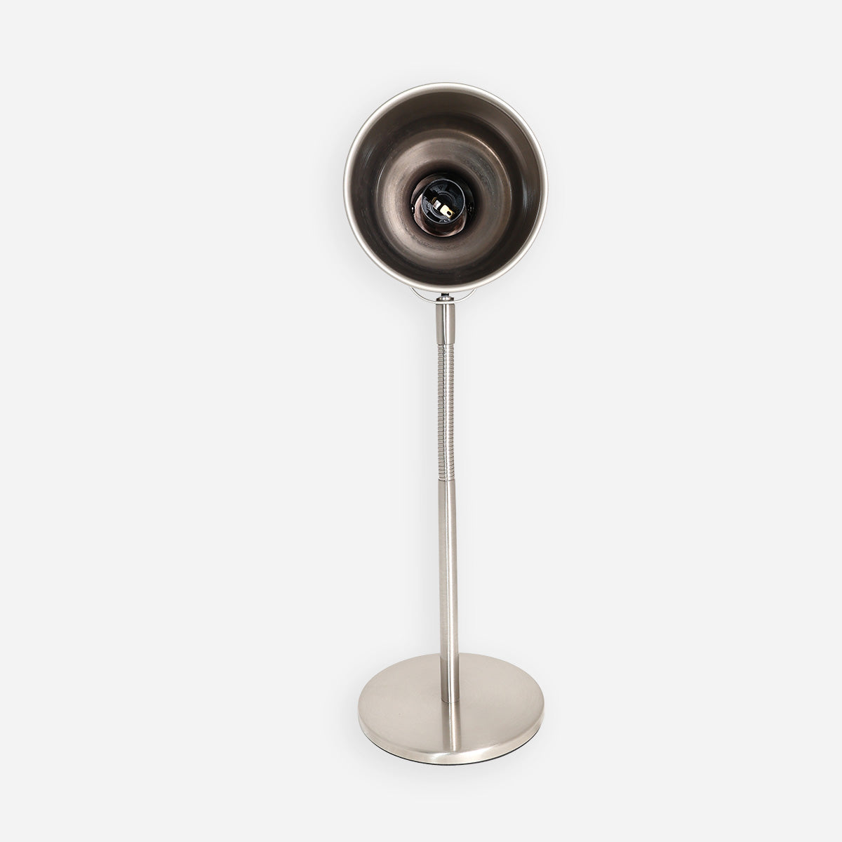 At Home Asher Table Lamp - Satin Nickel