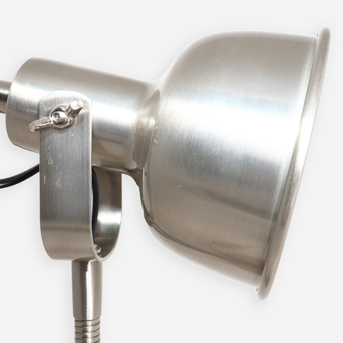 At Home Asher Table Lamp - Satin Nickel