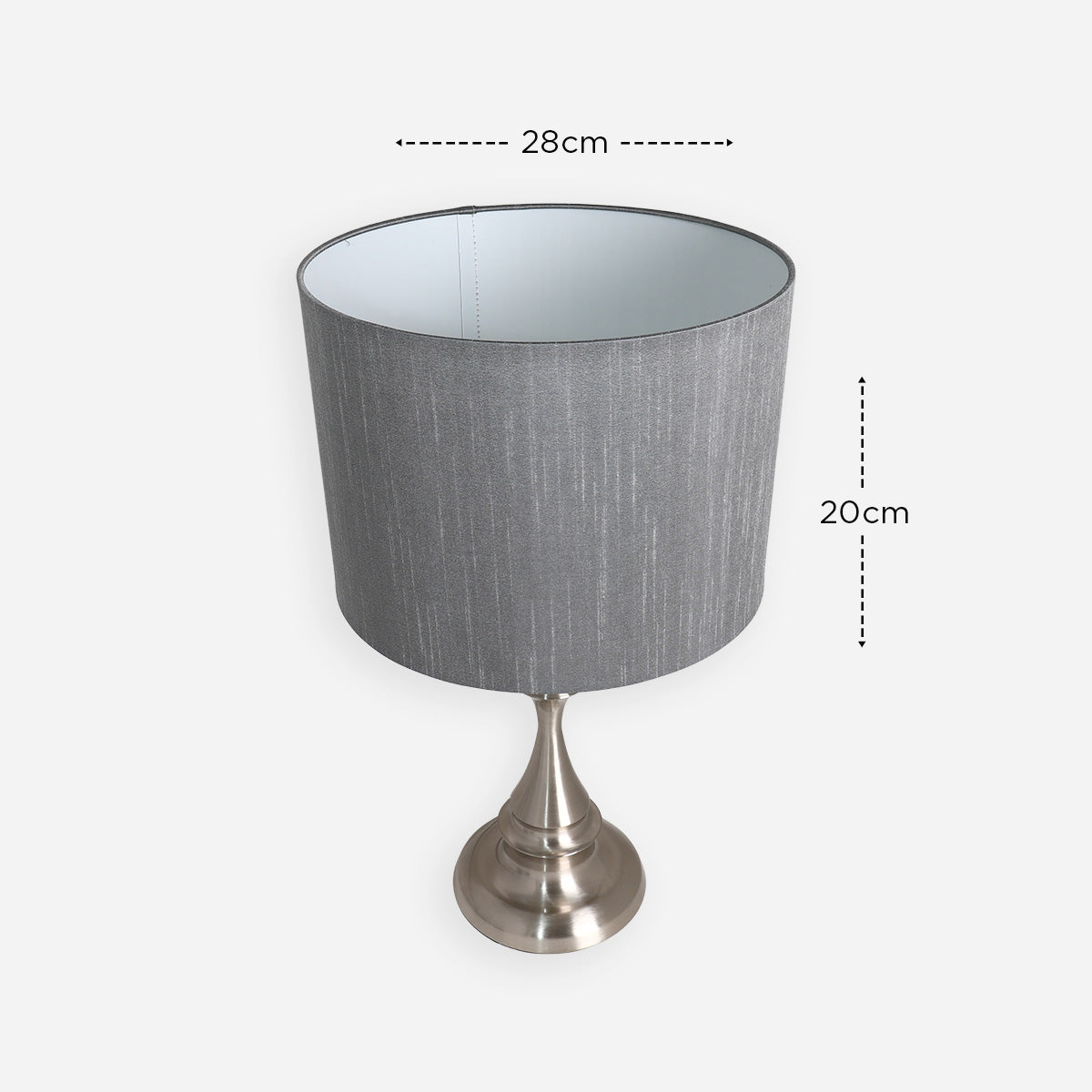 At Home Gen Table Lamp - Silver